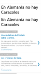 Mobile Screenshot of alemaniacaracoles.blogspot.com