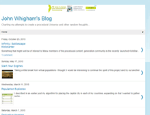 Tablet Screenshot of johnwhigham.blogspot.com