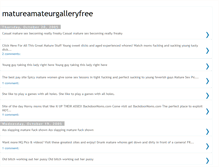 Tablet Screenshot of matureamateurgalleryfree.blogspot.com