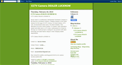 Desktop Screenshot of cctvcameradealerlucknow.blogspot.com