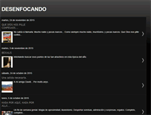 Tablet Screenshot of desenfocando.blogspot.com