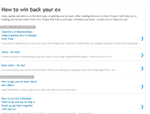 Tablet Screenshot of howto-win-back-your-ex.blogspot.com