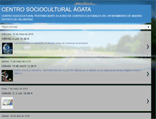 Tablet Screenshot of centrosocioculturalagata.blogspot.com