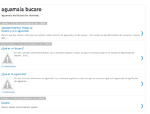 Tablet Screenshot of aguamalabucaro.blogspot.com