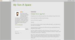 Desktop Screenshot of myturnaspace.blogspot.com