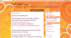 Desktop Screenshot of fazersaberfazer.blogspot.com