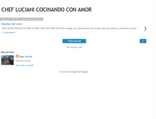 Tablet Screenshot of cheflucianicocinandoconamor.blogspot.com