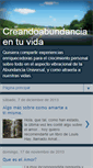 Mobile Screenshot of creandoabundanciaentuvida.blogspot.com