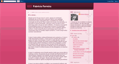 Desktop Screenshot of fabrciaferreira.blogspot.com