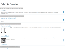 Tablet Screenshot of fabrciaferreira.blogspot.com