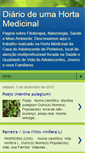 Mobile Screenshot of diariodeumahortamedicinal.blogspot.com