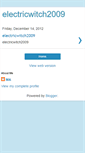 Mobile Screenshot of electricwitch2009.blogspot.com