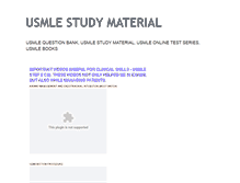 Tablet Screenshot of book4usmle.blogspot.com