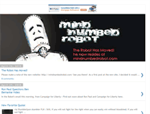 Tablet Screenshot of mindnumbedrobot.blogspot.com