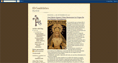 Desktop Screenshot of elcandelabro.blogspot.com