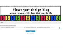 Tablet Screenshot of flowerpotdesign.blogspot.com