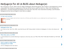 Tablet Screenshot of medjugorjeforall.blogspot.com