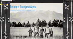 Desktop Screenshot of kroonkeepsakes.blogspot.com