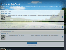 Tablet Screenshot of home-for-the-aged.blogspot.com