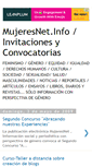 Mobile Screenshot of mujeresnet-convocatorias.blogspot.com