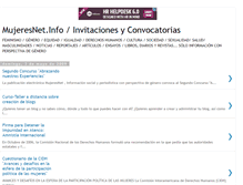 Tablet Screenshot of mujeresnet-convocatorias.blogspot.com