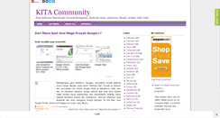 Desktop Screenshot of kitacommunity.blogspot.com