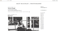 Desktop Screenshot of mattmcginley.blogspot.com