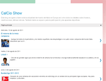 Tablet Screenshot of calcioeuropa2011.blogspot.com