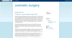 Desktop Screenshot of cosmeticsurgery0002.blogspot.com