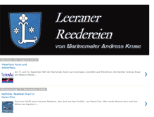 Tablet Screenshot of leeraner-reedereien.blogspot.com