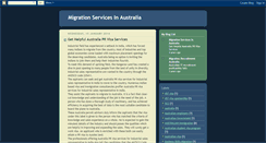 Desktop Screenshot of migrationservices.blogspot.com