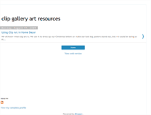 Tablet Screenshot of clip-gallery-art.blogspot.com