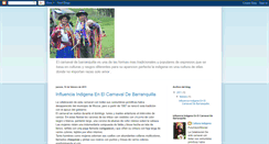 Desktop Screenshot of carnavalenlosindigenas.blogspot.com