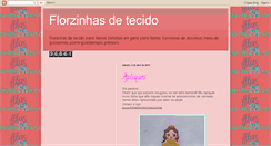 Desktop Screenshot of florzinhasdetecido.blogspot.com