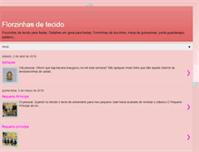 Tablet Screenshot of florzinhasdetecido.blogspot.com