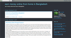 Desktop Screenshot of earnmoneyonlinehomebd.blogspot.com