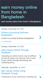 Mobile Screenshot of earnmoneyonlinehomebd.blogspot.com