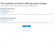 Tablet Screenshot of nmsugreen.blogspot.com
