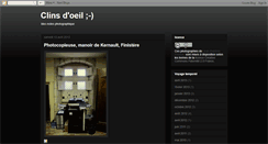 Desktop Screenshot of clinsdoeil.blogspot.com