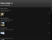 Tablet Screenshot of clinsdoeil.blogspot.com