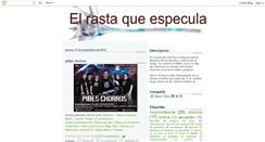 Desktop Screenshot of elrastaqueespecula.blogspot.com