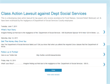 Tablet Screenshot of deptsocialservicesclassactionlawsuit.blogspot.com