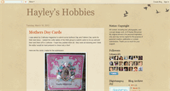 Desktop Screenshot of hayleyshobbies.blogspot.com