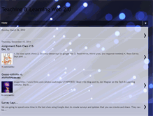 Tablet Screenshot of earlsteachandlearn.blogspot.com