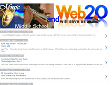 Tablet Screenshot of musicmiddleschoolandweb20.blogspot.com