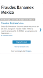 Mobile Screenshot of fraudes-banamex.blogspot.com