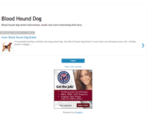 Tablet Screenshot of bloodhounddog.blogspot.com