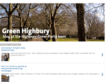 Tablet Screenshot of greenhighbury.blogspot.com