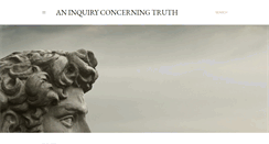 Desktop Screenshot of aninquiryconcerningtruth.blogspot.com