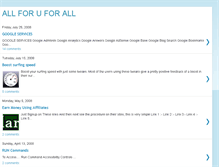 Tablet Screenshot of allforuforall.blogspot.com